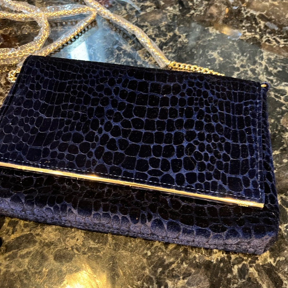 Dune London -Blue
Bronto Textured Foldover Clutch